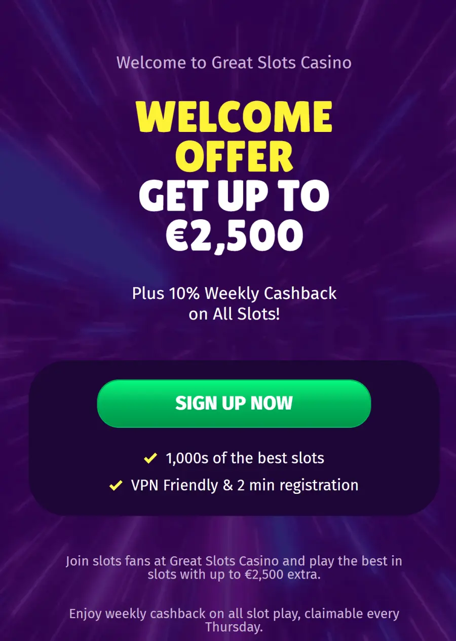 Great slots casino review
